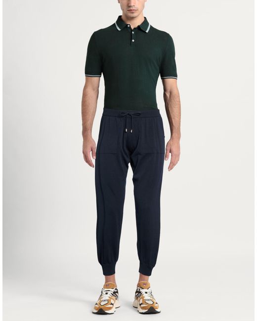 FILIPPO DE LAURENTIIS Blue Trouser for men