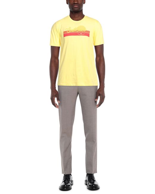 Harmont & Blaine Yellow T-Shirt Organic Cotton for men