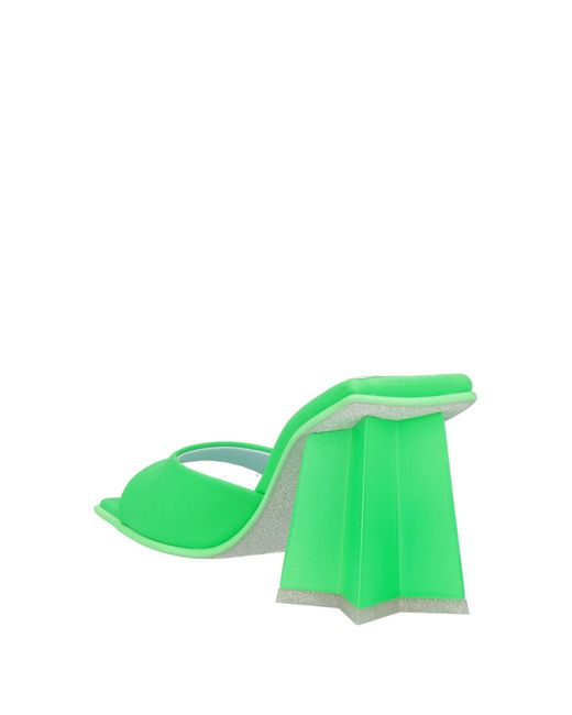Chiara Ferragni Green Sandale