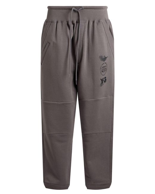 Y-3 Gray Pants Cotton for men