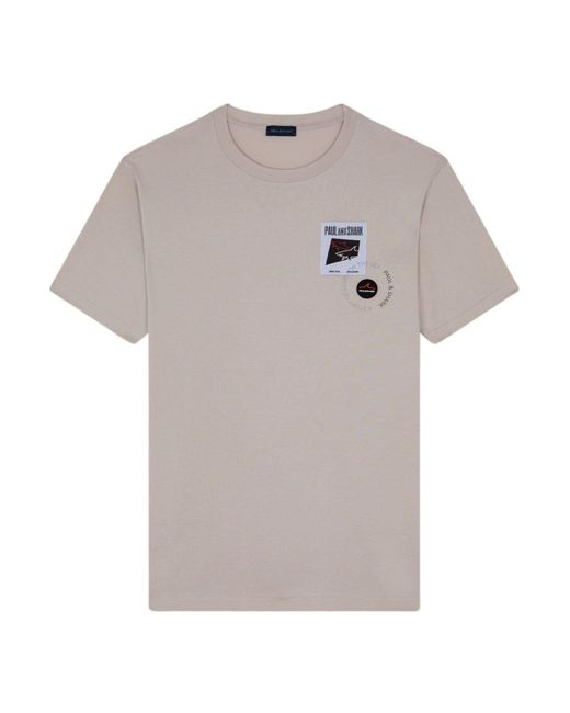 T-shirt di Paul & Shark in Gray da Uomo
