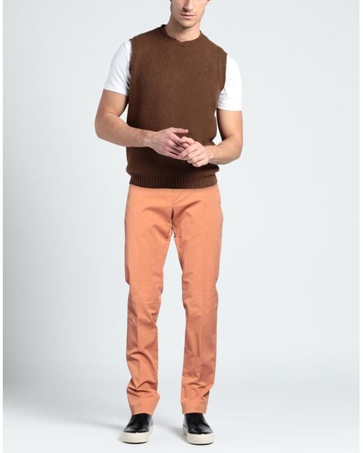 Incotex Orange Trouser for men