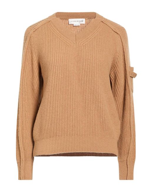 Victoria Beckham Natural Sweaters