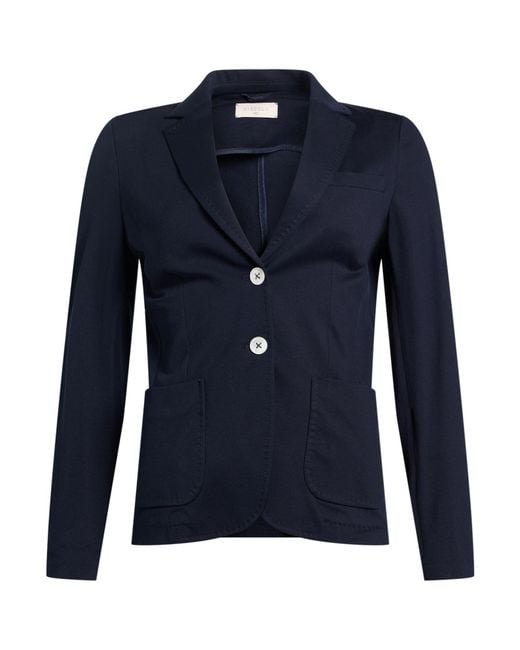 Circolo 1901 Blue Blazer Cotton, Elastane
