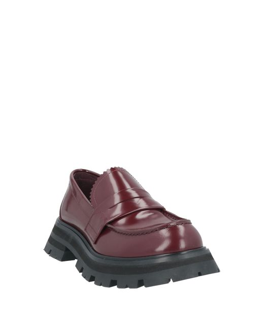 Alexander McQueen Purple Loafers