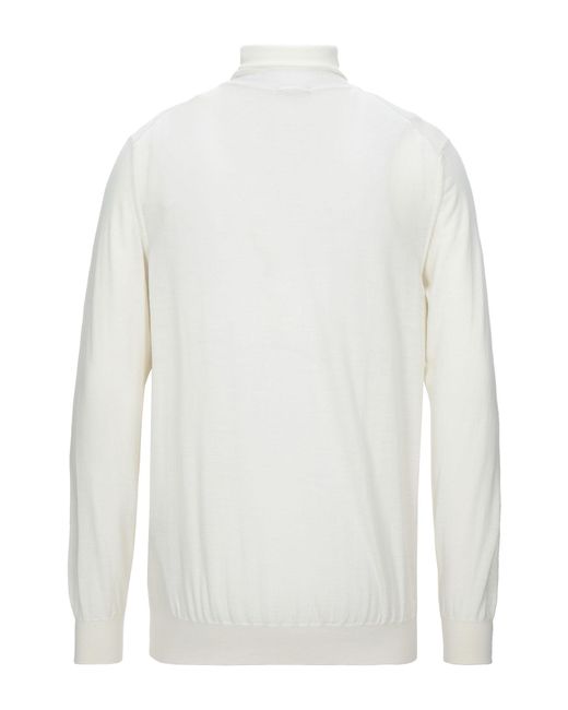 Drumohr White Turtleneck for men