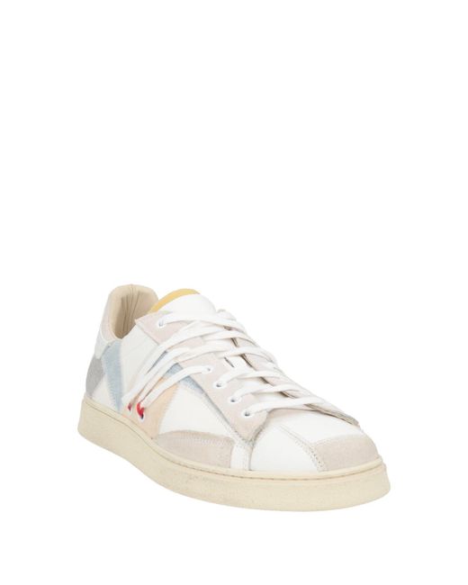 HIDNANDER White Sneakers Leather for men