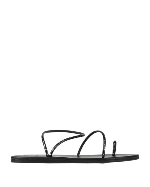 Ancient Greek Sandals White Thong Sandal