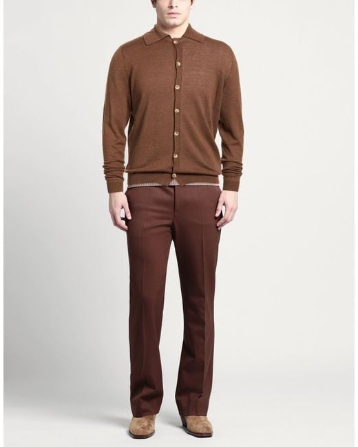 Amaranto Brown Cardigans for men