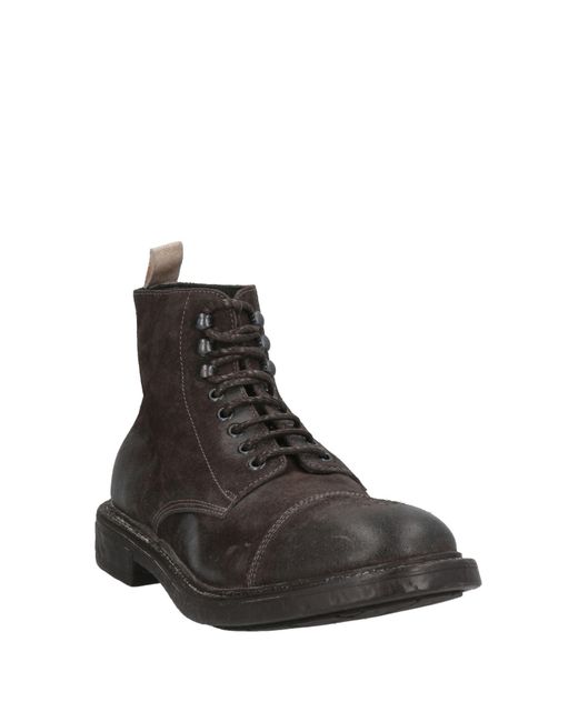 Moma Brown Charcoal Ankle Boots Leather for men