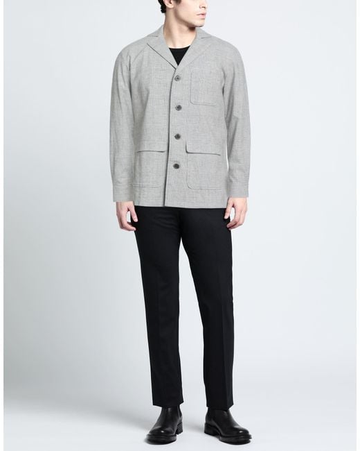 Hiltl Gray Light Blazer Cotton, Elastane for men