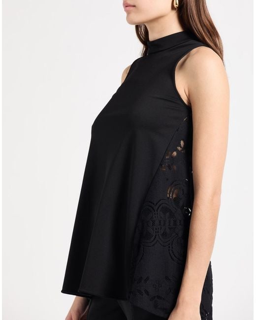 1 One Black Top Viscose, Polyamide, Elastane, Cotton