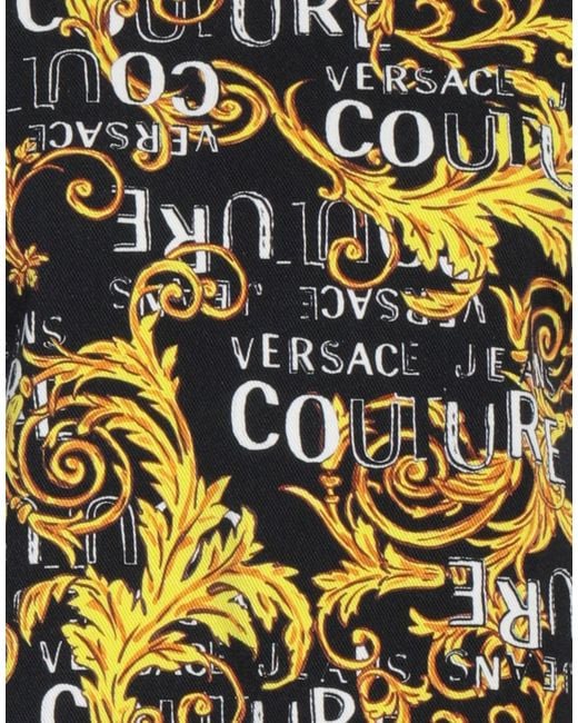 Versace Jeans Couture Black Mini Dress Cotton, Elastane