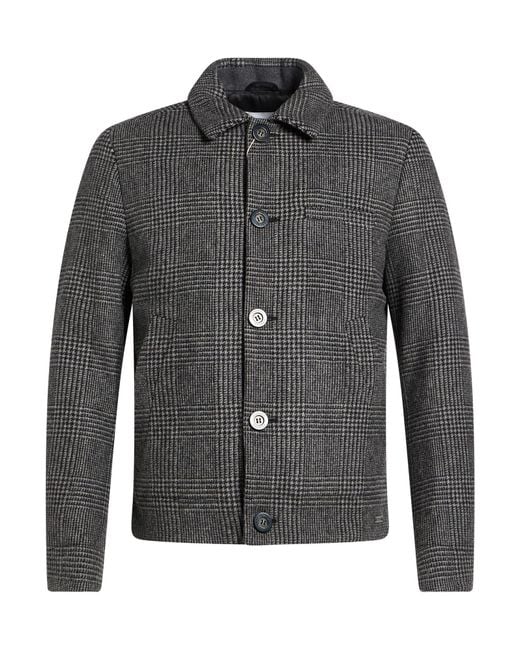 Iceberg Gray Charcoal Jacket Wool, Polyester, Nylon for men