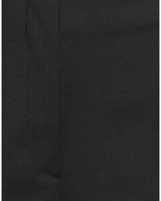 Patrizia Pepe Black Pants Polyester, Virgin Wool, Elastane