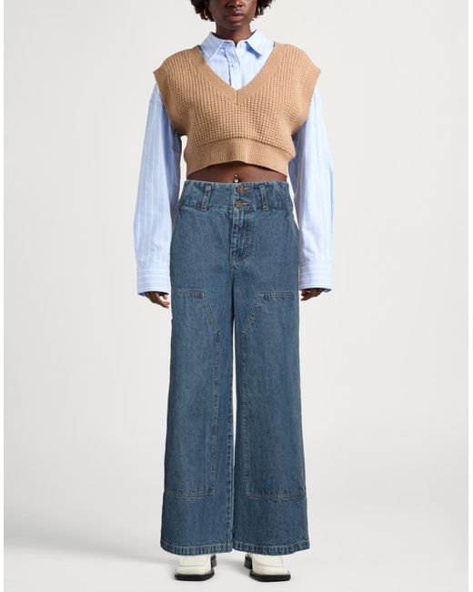 Sea Blue Jeans Cotton