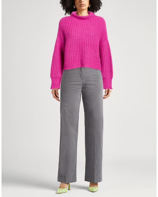 Ulla Johnson Pink Turtleneck Baby Alpaca Wool, Polyamide, Merino Wool