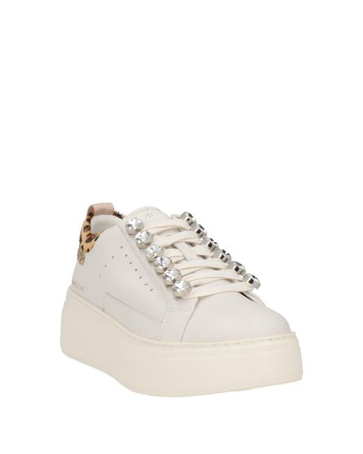 Emanuélle Vee Natural Sneakers Leather, Synthetic Material