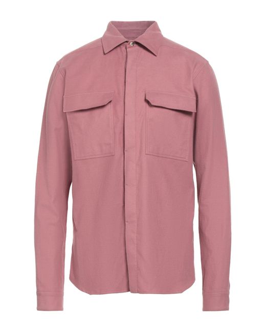 Rick Owens Pink Shirt for men