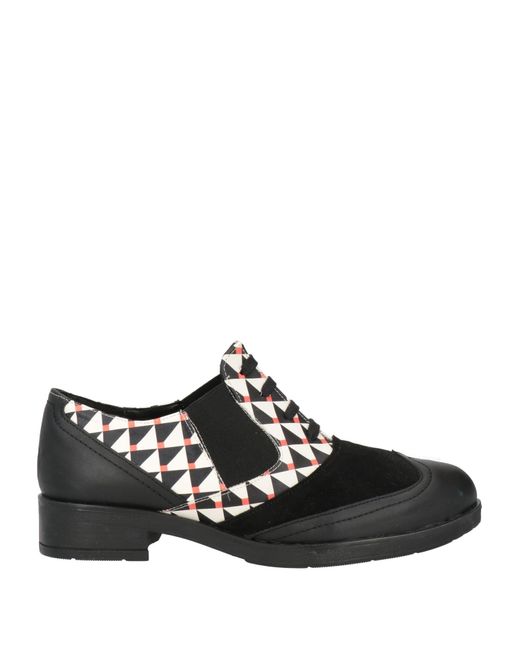 Daniele Ancarani Black Lace-up Shoes