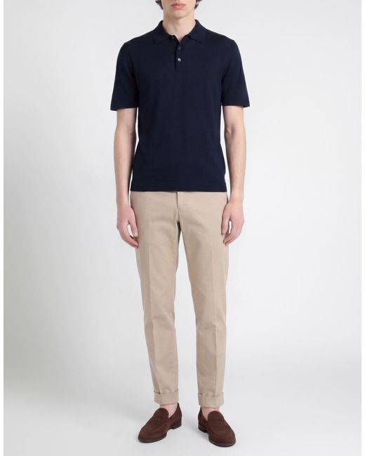 Altea Blue Polo Shirt Cotton for men