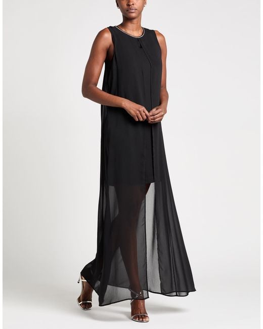 Peserico Black Mini Dress