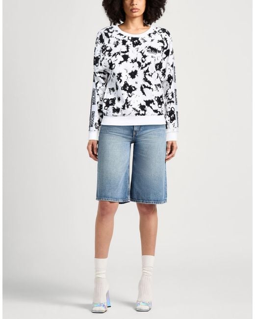 Moschino White Sweatshirt