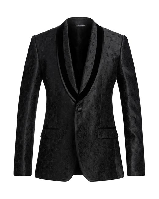 Blazer di Dolce & Gabbana in Black da Uomo