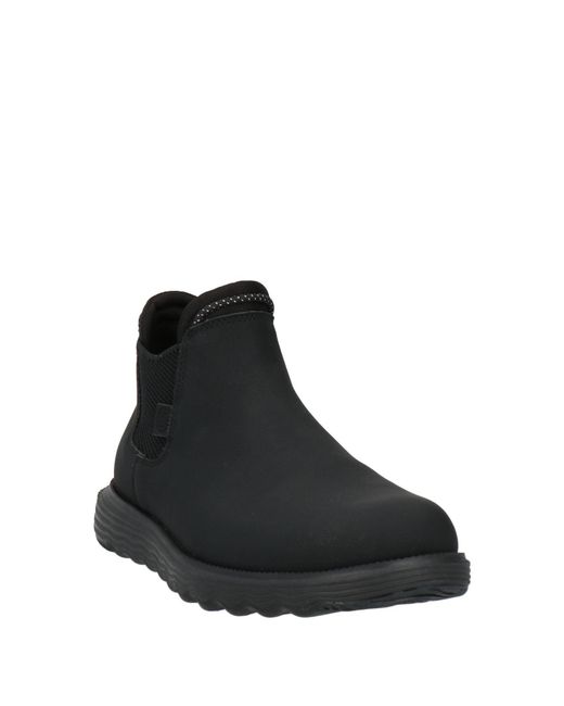 HeyDude Black Ankle Boots