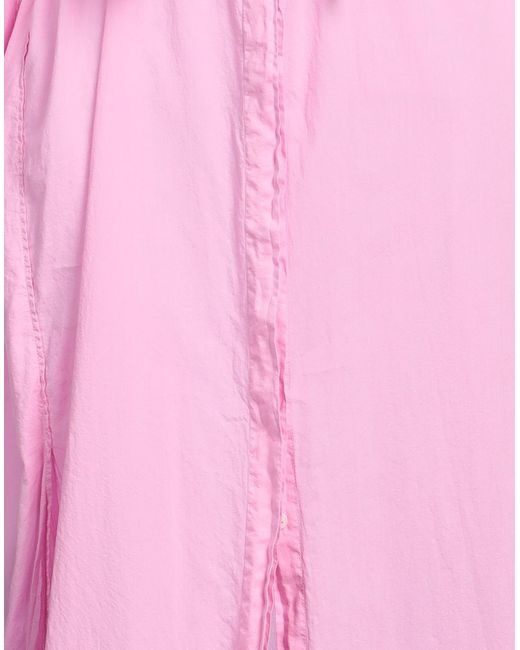 Caliban Pink Midi-Kleid