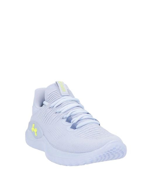 Under Armour Blue Lilac Sneakers Textile Fibers