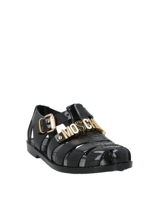Moschino Black Sandals