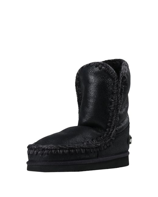 Mou Black Ankle Boots