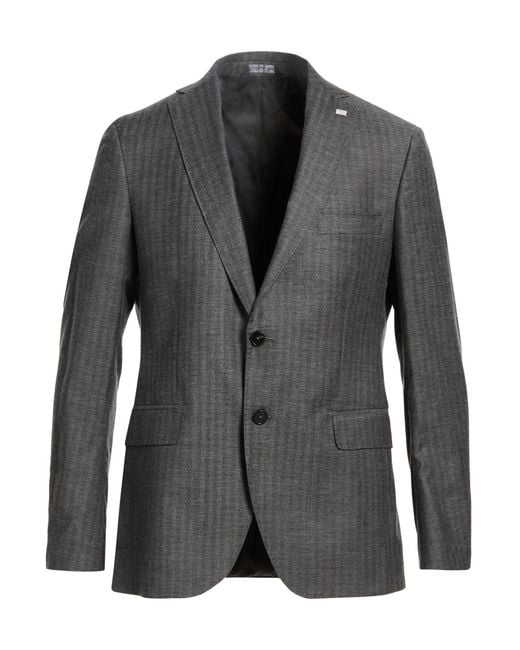 Exte Black Blazer Wool for men
