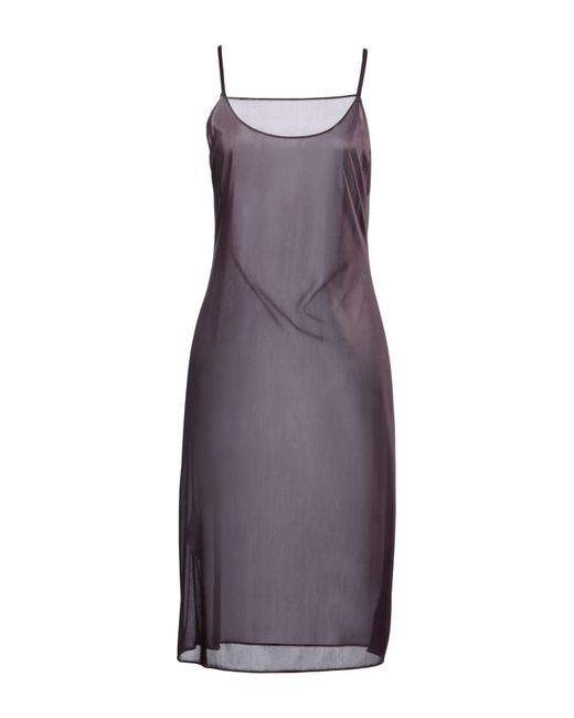 M Missoni Purple Midi Dress