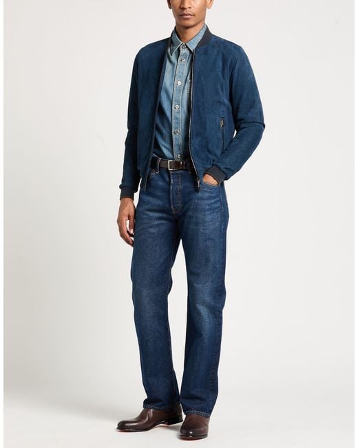 Moorer Blue Jacket for men