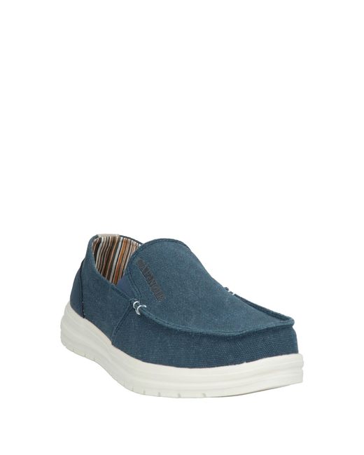 CafeNoir Blue Loafers for men