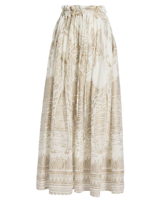 CONNOR & BLAKE White Maxi Skirt