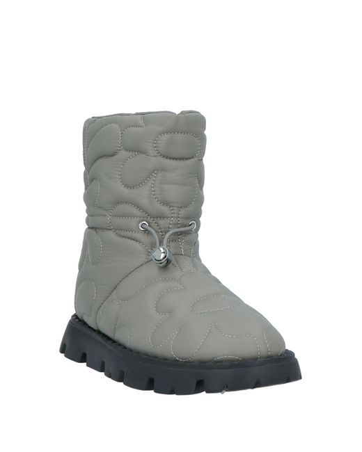 Ash Gray Ankle Boots