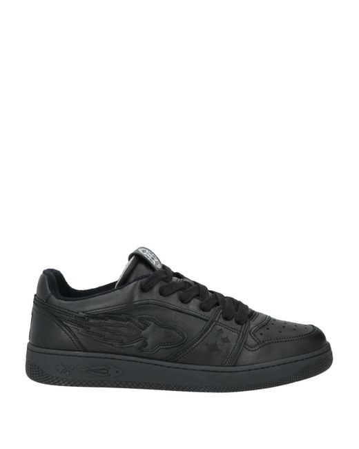 ENTERPRISE JAPAN Black Sneakers Goat Skin for men