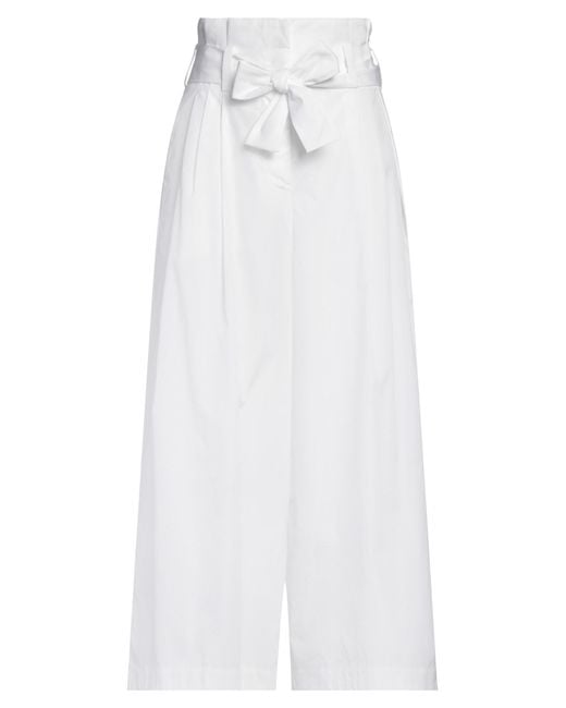 Aspesi White Pants Cotton