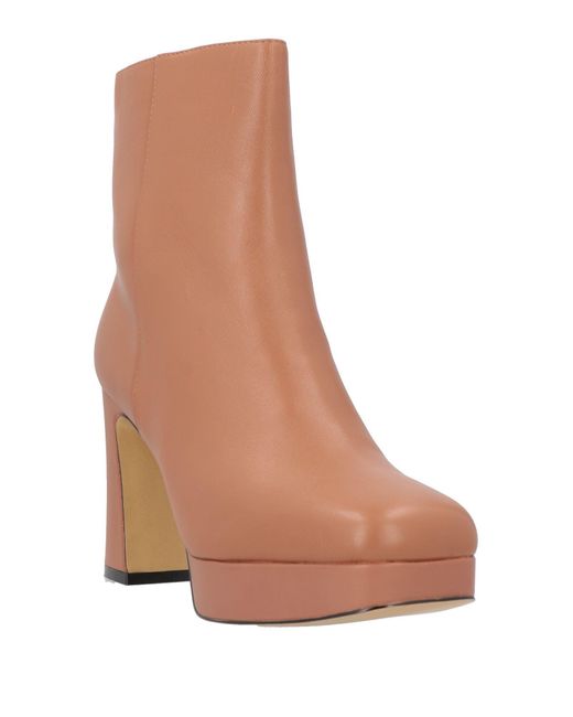 Emanuélle Vee Brown Ankle Boots Leather
