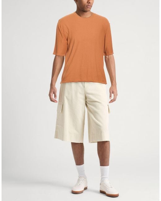 Roberto Collina Orange Sweaters for men