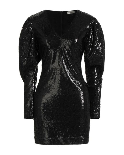 Suoli Black Mini Dress Polyester