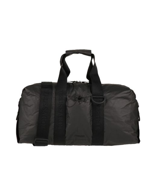 Trussardi Black Duffel Bags for men
