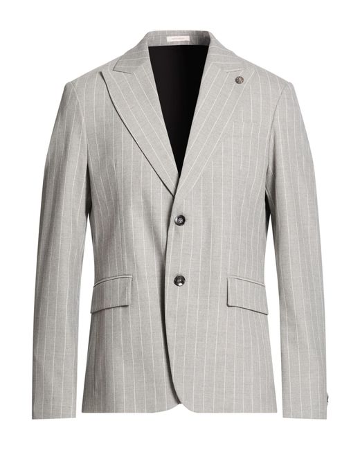 Officina 36 Gray Blazer for men