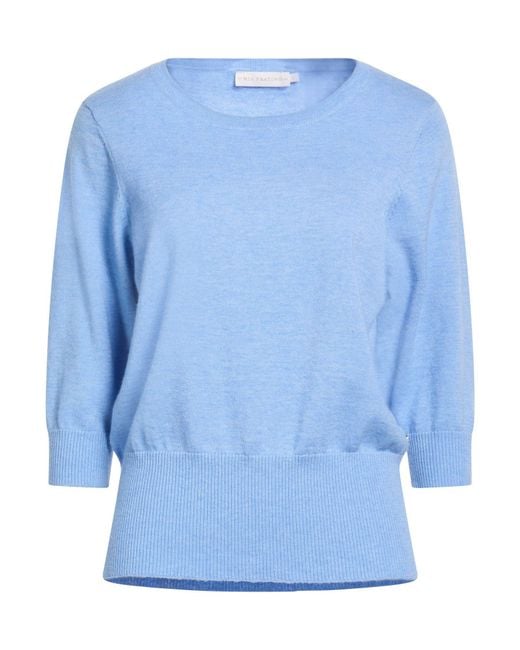 Mia Fratino Blue Sweater Cashmere, Polyethylene