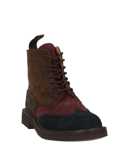 Tricker's Brown Ankle Boots Leather