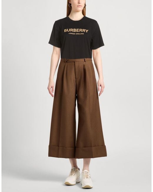 Burberry Black T-Shirt Cotton