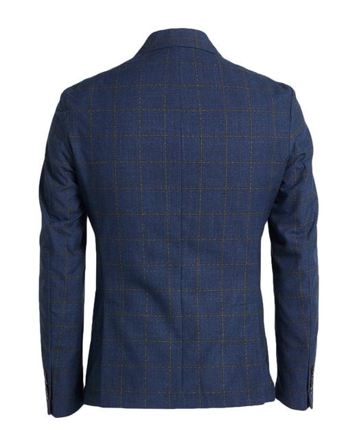 Bob Blue Midnight Suit Polyester, Viscose, Elastane for men